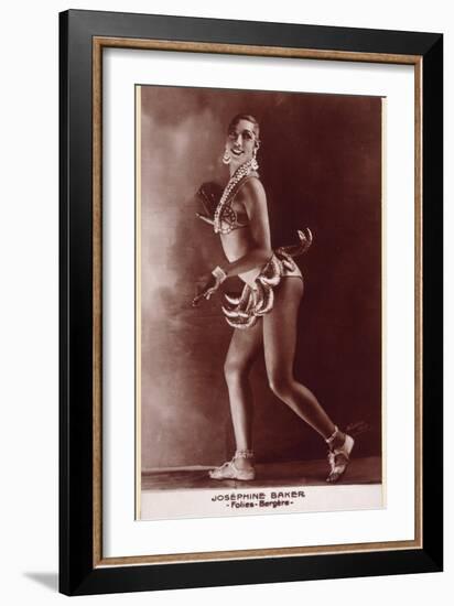 Josephine Baker (1906-1975)-null-Framed Giclee Print