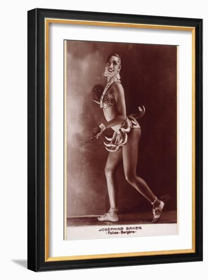 Josephine Baker (1906-1975)--Framed Giclee Print