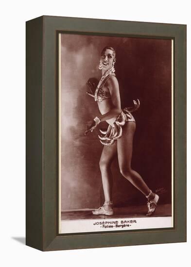 Josephine Baker (1906-1975)-null-Framed Premier Image Canvas