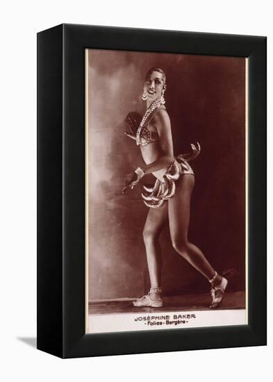 Josephine Baker (1906-1975)-null-Framed Premier Image Canvas