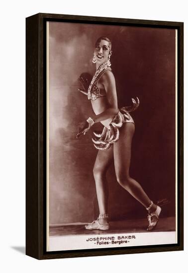 Josephine Baker (1906-1975)-null-Framed Premier Image Canvas