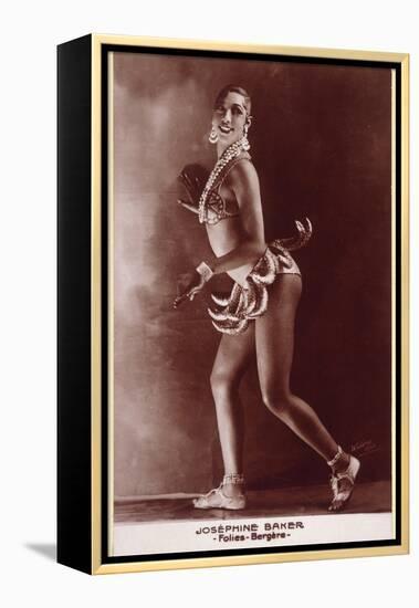 Josephine Baker (1906-1975)-null-Framed Premier Image Canvas