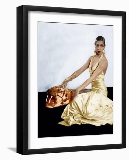 Josephine Baker, ca. 1920s-null-Framed Photo