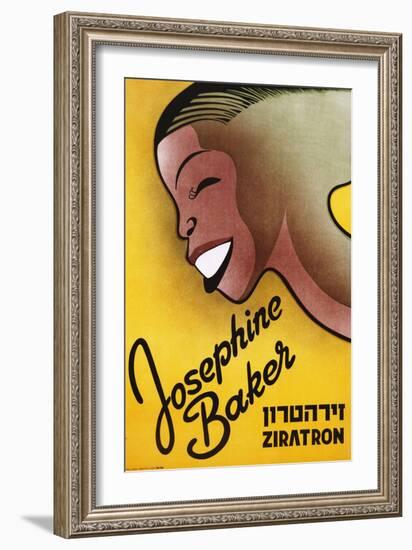 Josephine Baker Poster-null-Framed Premium Giclee Print