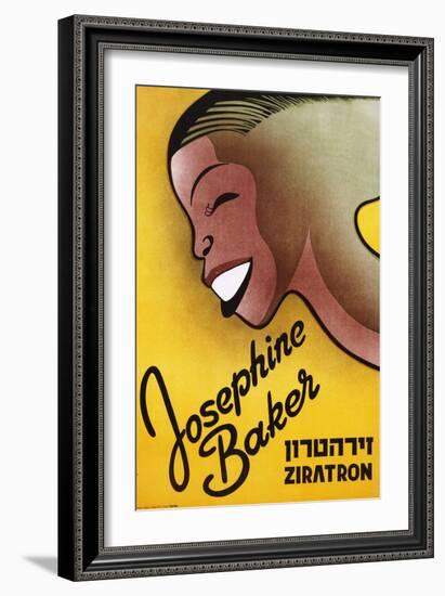 Josephine Baker Poster-null-Framed Premium Giclee Print