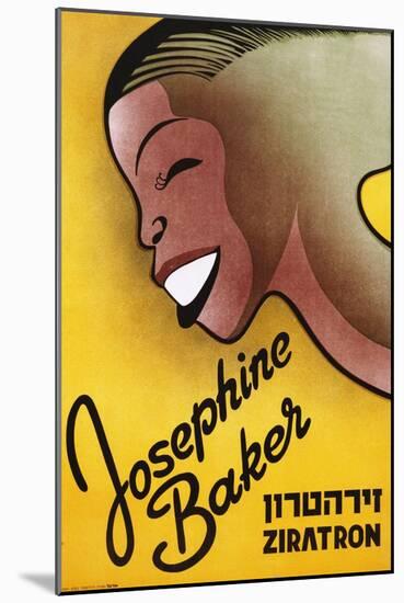 Josephine Baker Poster-null-Mounted Giclee Print