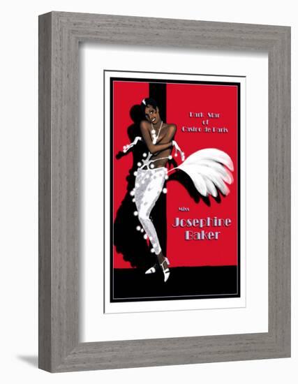 Josephine Baker-Clifford Faust-Framed Giclee Print