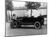 Josephine Boston with a 1914 Cadillac-null-Mounted Photographic Print