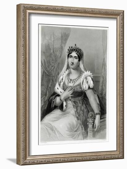 Josephine (Champagne)-J Champagne-Framed Art Print