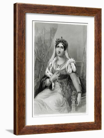 Josephine (Champagne)-J Champagne-Framed Art Print