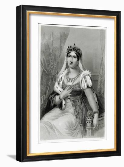 Josephine (Champagne)-J Champagne-Framed Art Print