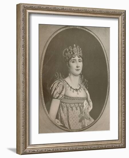 'Josephine - Empress of the French', c1808, (1896)-Henry Wolf-Framed Giclee Print