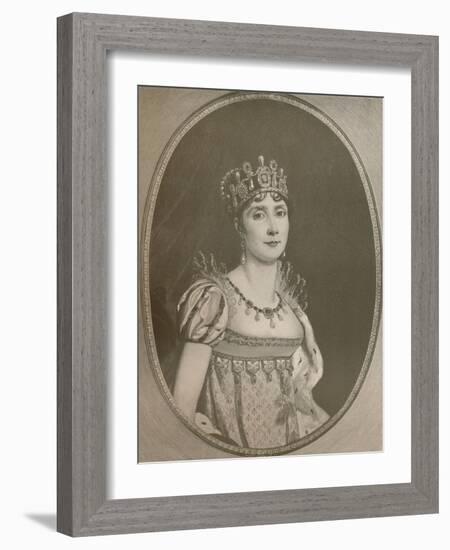 'Josephine - Empress of the French', c1808, (1896)-Henry Wolf-Framed Giclee Print