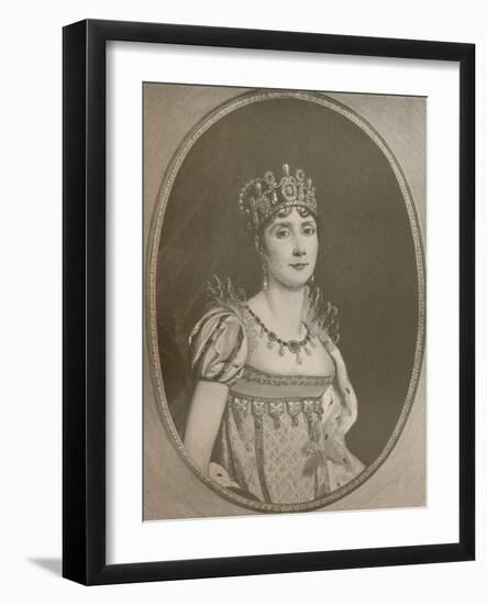 'Josephine - Empress of the French', c1808, (1896)-Henry Wolf-Framed Giclee Print
