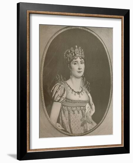 'Josephine - Empress of the French', c1808, (1896)-Henry Wolf-Framed Giclee Print