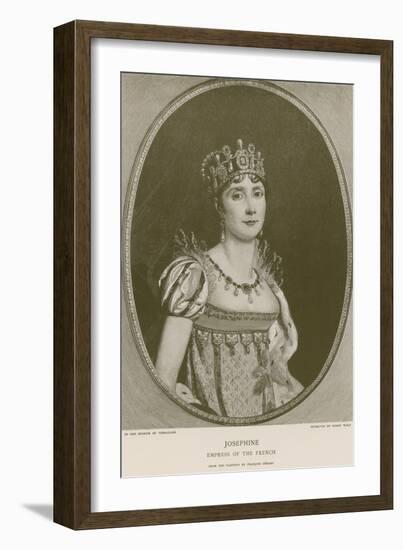 Josephine, Empress of the French-Francois Gerard-Framed Giclee Print