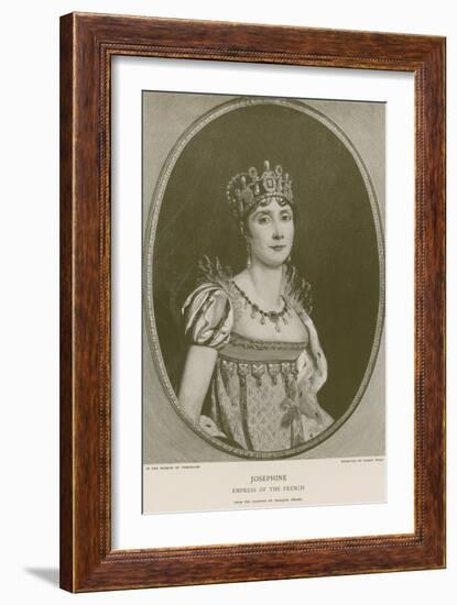 Josephine, Empress of the French-Francois Gerard-Framed Giclee Print