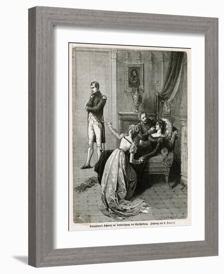 Josephine Has Bad News-Emile Bayard-Framed Art Print