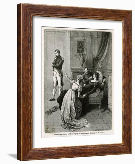 Josephine Has Bad News-Emile Bayard-Framed Art Print