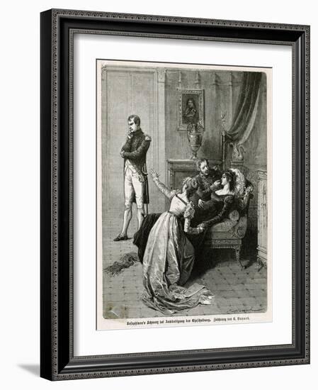 Josephine Has Bad News-Emile Bayard-Framed Art Print