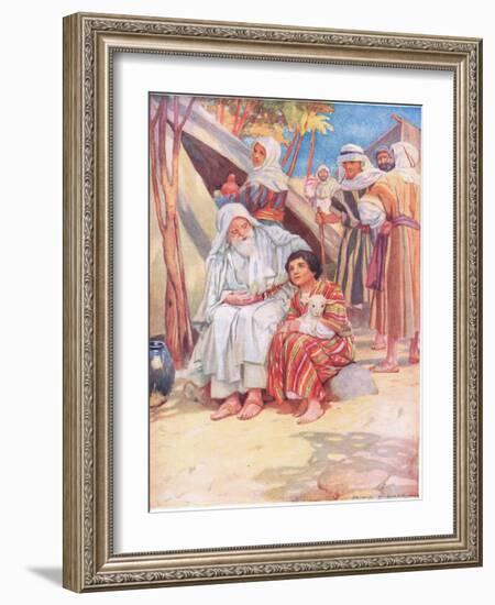 Josephs Coat of Many Colours-Arthur A. Dixon-Framed Giclee Print