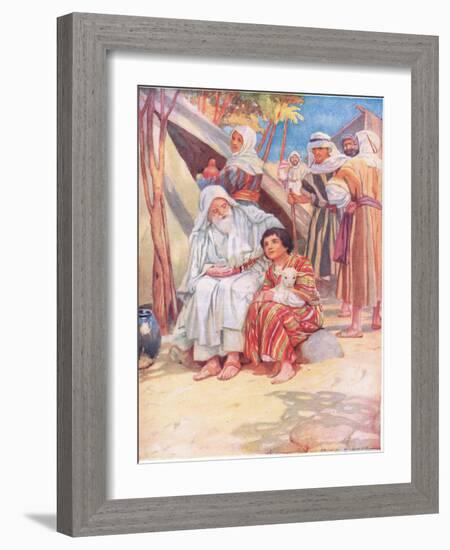 Josephs Coat of Many Colours-Arthur A. Dixon-Framed Giclee Print