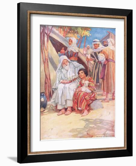 Josephs Coat of Many Colours-Arthur A. Dixon-Framed Giclee Print