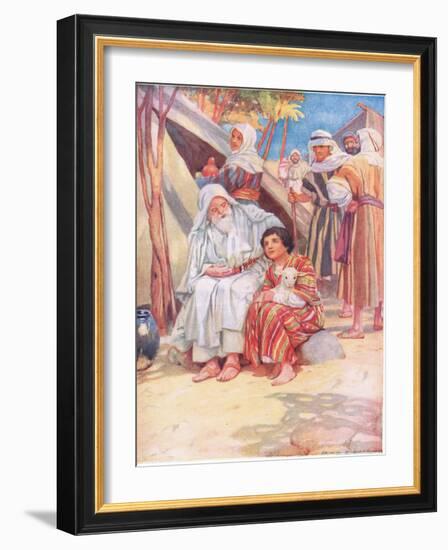 Josephs Coat of Many Colours-Arthur A. Dixon-Framed Giclee Print