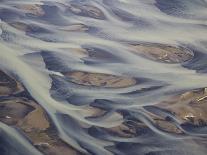 Aerial of Holsa River Delta Fingers, Reykjavik, Iceland-Josh Anon-Photographic Print