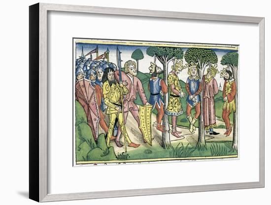 Joshua 10:16-27: the execution of the five kings-Unknown-Framed Giclee Print