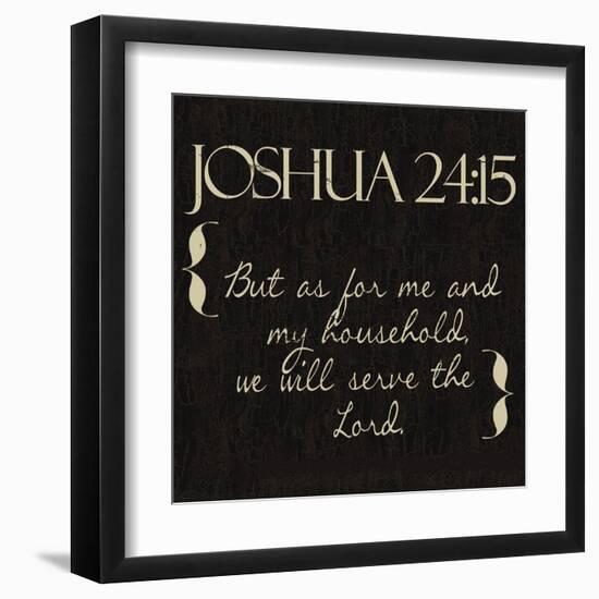 Joshua 24-15-Taylor Greene-Framed Art Print