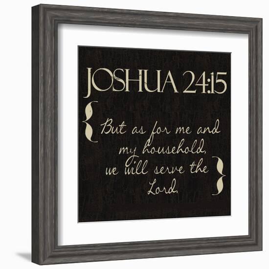 Joshua 24-15-Taylor Greene-Framed Art Print