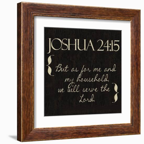 Joshua 24-15-Taylor Greene-Framed Art Print