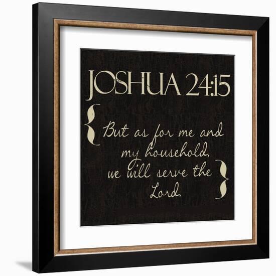 Joshua 24-15-Taylor Greene-Framed Art Print