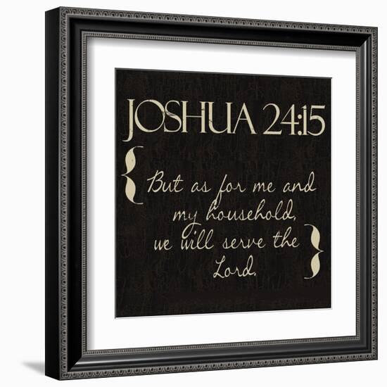 Joshua 24-15-Taylor Greene-Framed Art Print