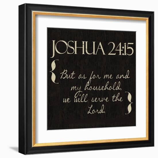 Joshua 24-15-Taylor Greene-Framed Art Print