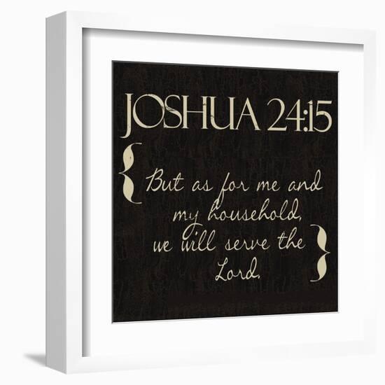 Joshua 24-15-Taylor Greene-Framed Art Print