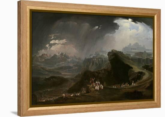 Joshua Commanding the Sun to Stand Still Upon Gibeon, 1816-John Martin-Framed Premier Image Canvas