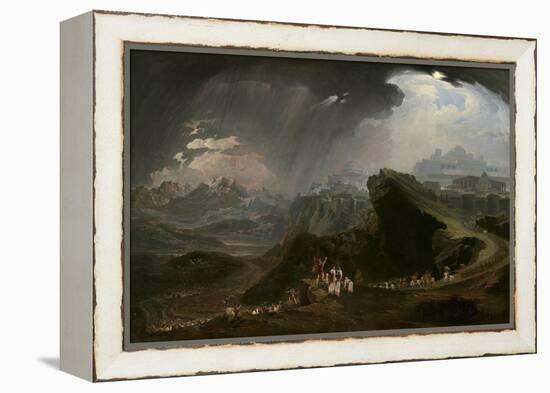 Joshua Commanding the Sun to Stand Still Upon Gibeon, 1816-John Martin-Framed Premier Image Canvas