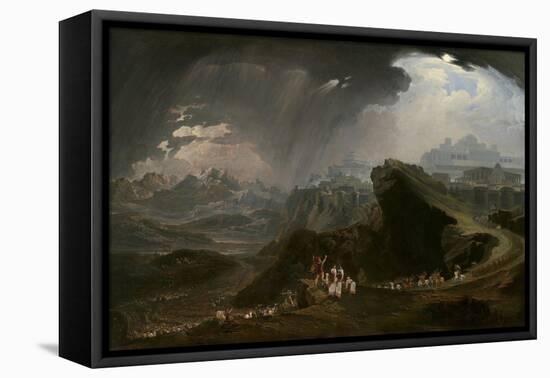 Joshua Commanding the Sun to Stand Still Upon Gibeon, 1816-John Martin-Framed Premier Image Canvas