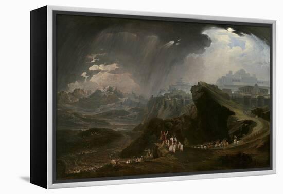 Joshua Commanding the Sun to Stand Still Upon Gibeon, 1816-John Martin-Framed Premier Image Canvas