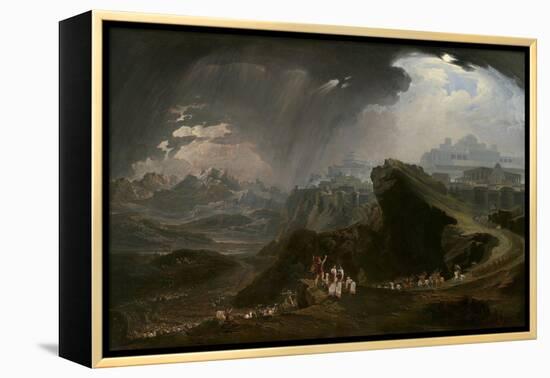 Joshua Commanding the Sun to Stand Still Upon Gibeon, 1816-John Martin-Framed Premier Image Canvas