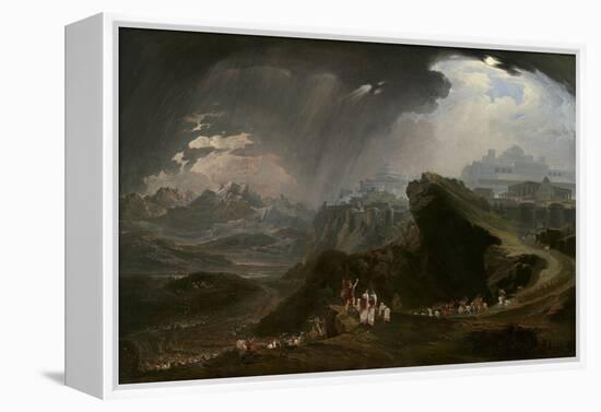 Joshua Commanding the Sun to Stand Still Upon Gibeon, 1816-John Martin-Framed Premier Image Canvas