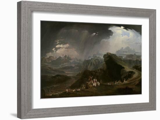 Joshua Commanding the Sun to Stand Still Upon Gibeon, 1816-John Martin-Framed Giclee Print