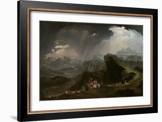 Joshua Commanding the Sun to Stand Still Upon Gibeon, 1816-John Martin-Framed Giclee Print