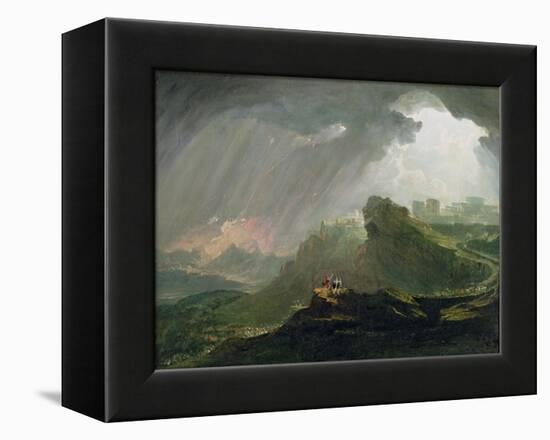 Joshua Commanding the Sun to Stand Still Upon Gibeon, c.1840-John Martin-Framed Premier Image Canvas