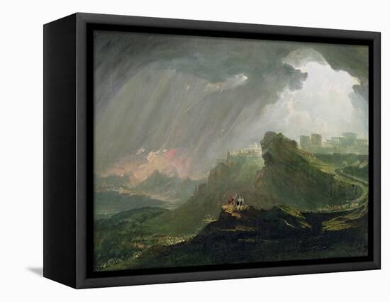 Joshua Commanding the Sun to Stand Still Upon Gibeon, c.1840-John Martin-Framed Premier Image Canvas