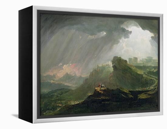 Joshua Commanding the Sun to Stand Still Upon Gibeon, c.1840-John Martin-Framed Premier Image Canvas