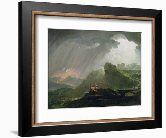 Joshua Commanding the Sun to Stand Still Upon Gibeon, c.1840-John Martin-Framed Giclee Print