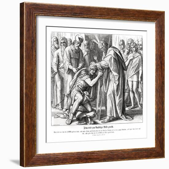Joshua is appointed as Moses' successor, Numbers-Julius Schnorr von Carolsfeld-Framed Giclee Print
